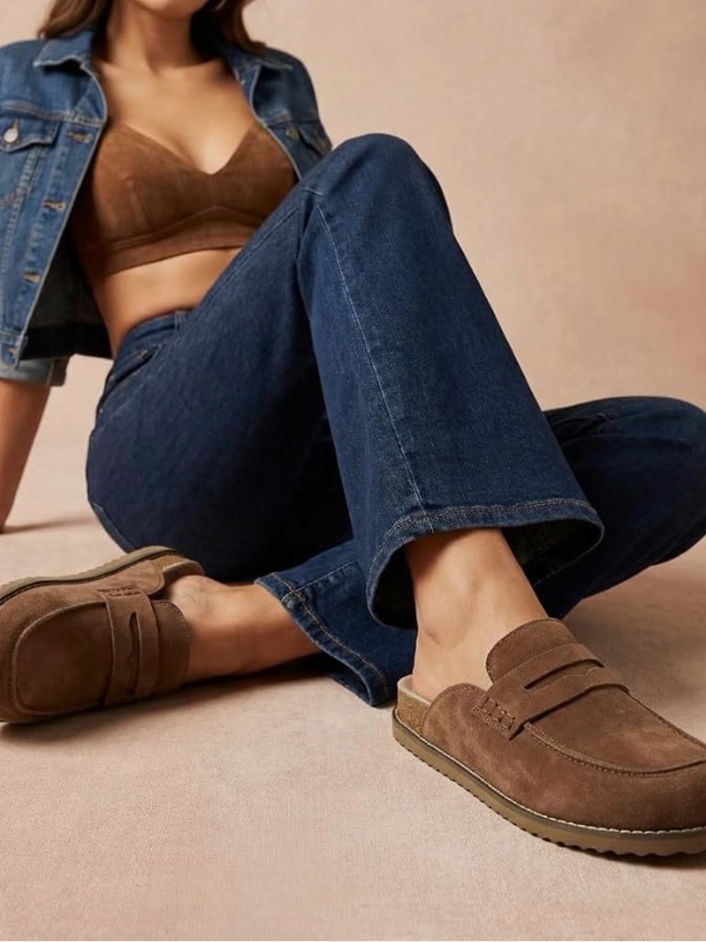Cushionaire Wally Brown Suede Loafer Clogs – Size 9M 🤎  Fall Casual Comfy